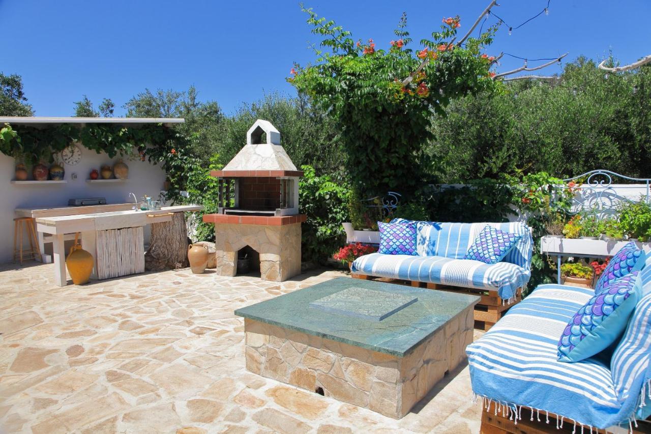 Blue Sky Cottage, Kanouli Beach Χαλικούνας Εξωτερικό φωτογραφία